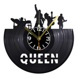 Reloj Pared Disco Vinilo Acetato Decoración Queen 01 Mu094