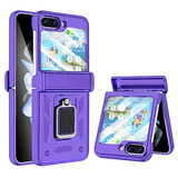 Funda Resistente Con Soporte Para Samsung Z Flip 5 Violeta