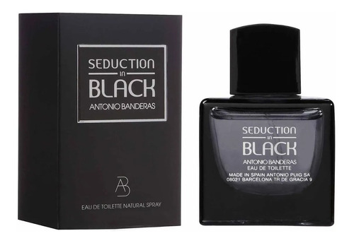 Perfume Hombre Antonio Banderas Seduction In Black X100 Ml