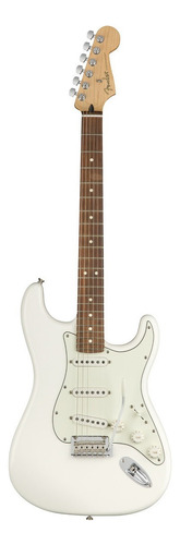 Guitarra Elétrica Fender Player Stratocaster De  Amieiro 2010 Polar White Brilhante Com Diapasão De Pau Ferro