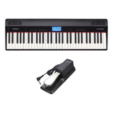 Teclado Roland Go Piano Go61p Go-61p + Pedal Sustain