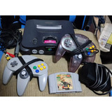 Consola Nintendo 64 Gris | 2 Controles Y Juego De Mario Kart