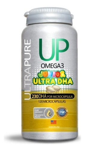 Up Omega 3 Junior 230 Dha, 120 Cáps. Newscience