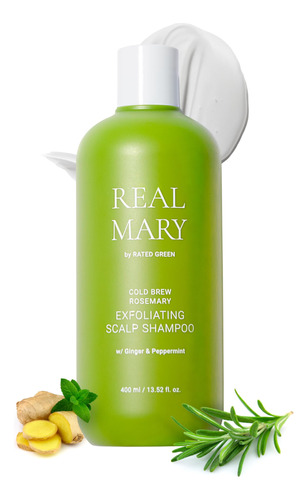 Rated Green Real Mary Champu Exfoliante Para El Cuero Cabell