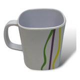 Jarro Mug Taza Desayuno Melamina Chino X6 U