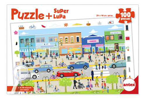 Antex Puzzle Super Lupa 100 Piezas 3043