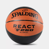 Balon De Baloncesto Spalding React Tf 250 Original #7 Cuero