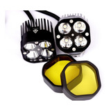 Faros Auxiliares Para Moto Sercomoto Sm4123 4leds 60w