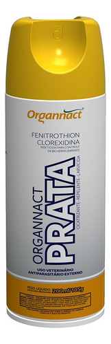 Organnact Spray Prata Mata Bicheira E Cicatrizante Cães200ml