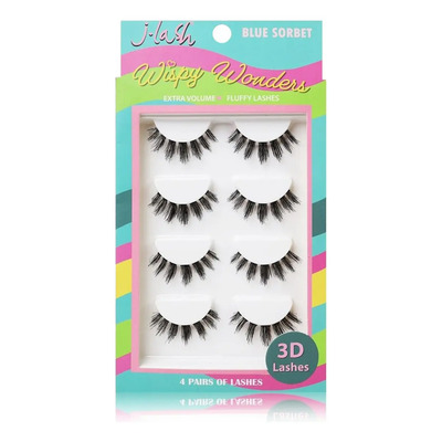 Pestañas Wispy Wonders J. Lash Color Blue Sorbet Espesor 1 mm Largo 2 mm Tipo de curvatura C | MercadoLibre