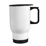 Taza Blanca Térmica Sublimable Mug Pack X4 C/caja Acero Inox