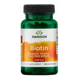 Biotin 5000 Mcg 100 Capsulas Swanson