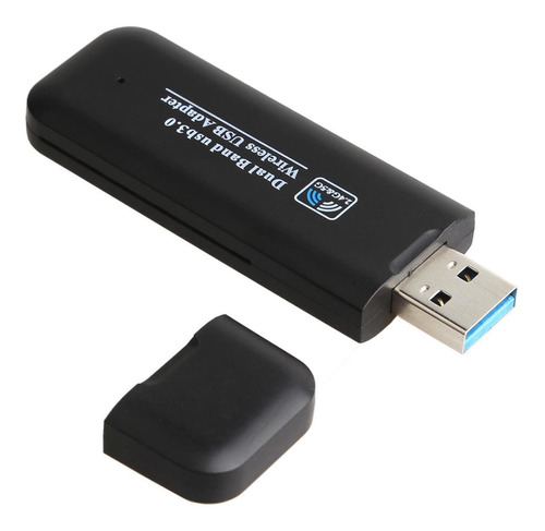 Adaptador De Doble Banda Usb 3,0 Wifi Dongle Tarjeta De Red