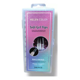 Soft Gel Tips Helen Color Postiça Realista 240