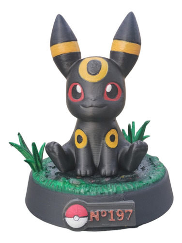 Figura Pokémon Umbreon 197 Pokedex Impresa En 3d
