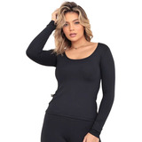 Blusinha Feminina De Frio Manga Longa Segunda Pele Inverno