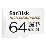 Sandisk 64gb High Endurance Uhs-i Microsdxc Memory Card With