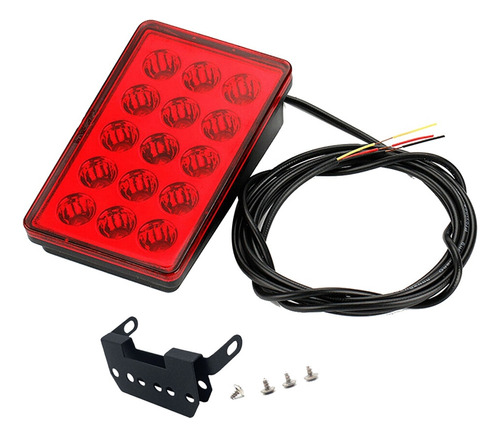 Luz Led De Freno De Coche, 15 Led, Estilo F1, Luz De Carcasa