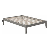 Cama Tipo Isla Colorado Con Cargador Turbo, Full, Gris