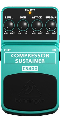 Pedal Behringer Cs400 Para Guitarra Compressor Sustainer