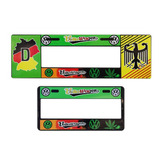 Juego Marcos Portaplacas  Porta Placa Ancho Volkswagen Green