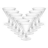 Copas De Vino Desechables Martini, 10 Unidades