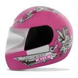 Capacete Pro Tork Liberty Four Kids Infantil 54 Rosa