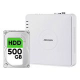 Kit Vigilancia Dvr 1080p Lite Hikvision Y Disco Duro 500gb