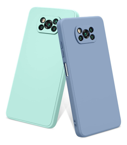 2 Fundas Protectoras De Silicona Para Xiaomi Poco X3/nfc/pro