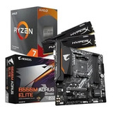 Kit Amd Ryzen 7 5800x  + Gigabyte B550m Aorus Elite + 16 Gb 