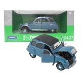 Citroen 2cv Coleccion Welly Esc 1/24 Diecast Metal La Plata