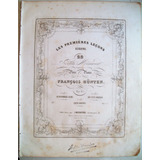 Partitura Antigua C 1820 Francois Hunten J.meissonnier Piano