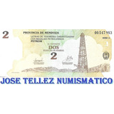 Ec# 369 Bono 2 Pesos Mendoza Serie A Sin Circular Palermo