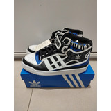 Zapatillas adidas Forum Mid W Talle 40 Ar Blanco Y Azul