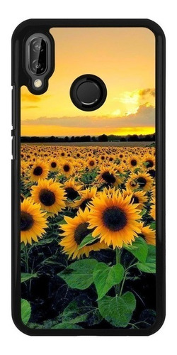 Funda Protector Para Huawei Flores Girasoles Mujer Moda 5