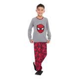 Pijama Longo Menino Blusa Calça Personagem Roupa Dormir Frio