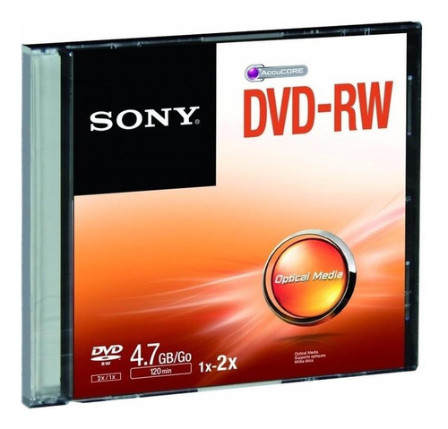 Dvd-rw Sony  2x,4.7gb, Regrabable