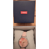 Reloj Timex Mujer 36mmm Rosa Con Cristales Swarowski