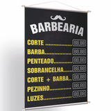 Kit 4 Banners Aqui Tem Barbearia - Preço Editável