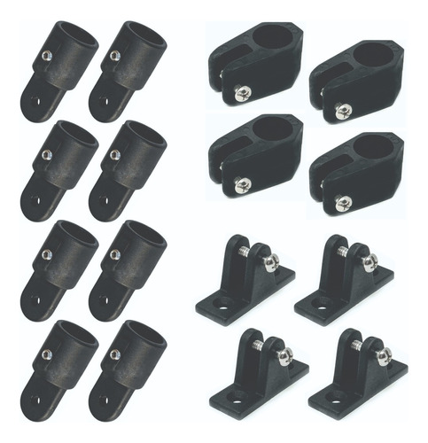 Kit Herrajes Para Capota Nautica Toldilla Bimini X 8 Piezas