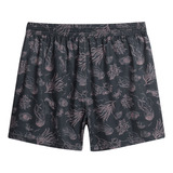 Pantalones Cortos De Playa Estampados De Verano Para Hombre,