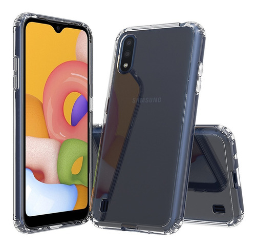 Funda Reforzada Acrílico Premium Compatible Con Samsung A01