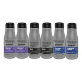 Shampoo Matizador Violeta Azul Negro Kit X6 Novalook 