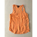 Top Tipo Tank De Tirantes Naranja Banana Republic Original