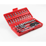 Caja Set Juego De Tubos 1/4 46 Piezas Torx Allen Ph Crique