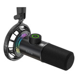 Micrófono Usb Fifine Rgb Pc Discord-k658