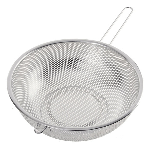 Colador Escurridor De Cocina Acero Inoxidable Con Mango 22cm