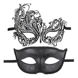 L Hermosa Mascarada Veneciana De Pareja, Exquisita Máscara