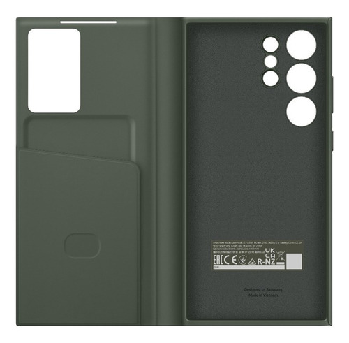 Funda Samsung Smart View Wallet Galaxy S23 Ultra ( S918) Color Verde Oscuro