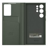 Funda Samsung Smart View Wallet Galaxy S23 Ultra ( S918) Color Verde Oscuro